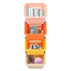 4 Pcs Stacking Storage Baskets  Stackable Organizer Baskets   storage Bins