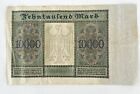 1922 Germany german 10000 Mark Reichsbanknote Paper Money Currency