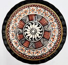 Ring Dish-mexican-hand Painted-signed Pintado A  Mano Et  Al-trinket Dish