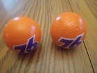 Lot Of 2 Vintage 76 Antenna Balls  Nos  Minor Flaws