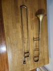 Vintage Hawkes Excelsior Sonorous Class A Trombone Made In London   Not Tested  