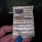 Sears Vintage Bellisimo Bedspread Mcm Blue Green Fringe 82 x100  Full Size