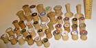 Lot Of 42 Vintage Empty Wooden Sewing Thread Spools Various Brands   Sizes