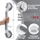 Taili Suction Grab Bars 2   pack  Heavy Duty Shower bath Safety Handles  Removable