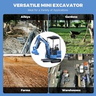 2025 New Mini Hydraulic Excavator Kubota Diesel 4 000 Lbs 1 8 Tons Usa Stock