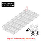520 X 120 Links Motorcycle Atv Golden O-ring Drive Chain 520-pitch 120-links