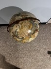Replogle World Classic Series 16  Floor Globe Rotating Metal Base Antique Brass