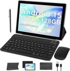 Tablet With Keyboard Android 15 Tablets 2 In 1 Tablet 18gb 128gb Supports Black