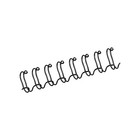 Fellowes Wire Bindings 3 8  Diameter 80 Sheet Capacity Black 25 pack 52541