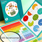 New Magnetic Fraction Demonstration Book  Magnetic Fraction Tiles   Fraction   