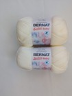 Bernat Softee Baby Yarn 5 Oz  lot Of 2  Antique White 362 Yards New 30008