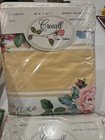  4  New Vtg  Croscill Princess Drapery Floral Cottagecore 80 X 84 Curtain Yellow