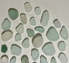 Ne England Seafoam white Sea Glass Lot  Genuine Surf Tumbled  35 Pieces    72