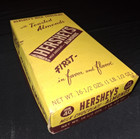 Rare Early Hershey Hershey s Milk Chocolate Almond Cardboard Box 5 Cent Bars