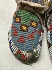 Antique C1890 Lakota Sioux Beaded Child Moccasins 5  Toddler Plains Indian Art