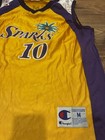 Vintage Champion Los Angeles Sparks  10 Wideman Jersey Wnba Womens M