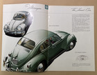 Original 1958 1959 Volkswagen Sedan 1200 Beetle Bug Sales Brochure Kenosha Wi