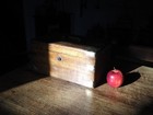 A Fabulous 19th Century Camphor Wood Box Brass Bound Chest Desk Box