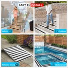 Grip Tape For Stairs     4in X 30ft Black Anti-slip Stair Strips     Adhesive Sta   