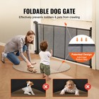 Retractable Baby Gate Mesh Baby Gate 34 2  Tall Extend To 60  Wide Black