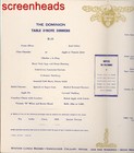 Antique 1947 Dinner Menu Canadian Pacific Railroad Railway Canadian Rockies