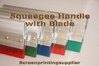 6  Screen Printing Squeegee -aluminum Handle With 75 Single Duro Blade