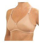 52f 54g Plus-size Full-figure Padded-cups Seamless T-shirt Bra Black Or Nude New