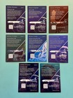 8 Alaska Airlines Pilot Trading Cards