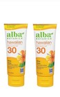Alba Botanica Hawaiian Sunscreen 2pak Lotion  Spf 30  Aloe Vera  3 Oz Exp 2025 
