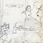 Estate Of Carl Barks 1940s Original Comic Story Art Fireman Disney History Vault