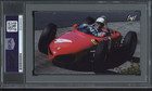 Phil Hill Signed Cut 3x5 Custom Card Psa Dna Slab F1 Racing Auto C6325