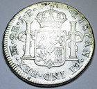 1818 Spanish Peru 2 Reales Genuine Antique 1800 s Colonial Pirate Treasure Coin