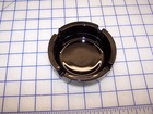 Vintage Camel Ashtray Round Gloss Black Glass 4 1 4  Diameter Nos