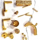 Polished 24k Gold Plated 1911 Full-size Parts Kit     Compatible With Colt  Kimber