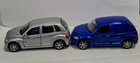Lot Of 2 Vintage Maisto 1 39 Scale Gt Cruiser Blue   Silver Diecast Cars Tc-244