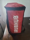Grubhub Red Insulated Delivery Bag Tote With Straps 19x19x10 Xl