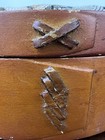 Vtg 90 s Oval Wood Sewing Box Primitive Shaker Style Floral 8 25  Cottage Core