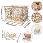 Diy Rustic Wedding Card Box With Lock Wooden Gift Card Box Holder Graduation Car