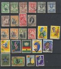 Gold Coast 1921 - 1977 Selection Of 55 Used Stamps To 10 -  Cv   66 6