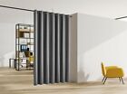 Blackout Room Divider Panel Privacy Screen Thermal Insulated Grey Color 7 Sizes