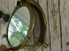  antique Porthole Nautical Cabin Mirror Brass Finish Large Wall Decorative New