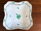 Herend  chinese Bouquet  Green Large Square Salad Serving Bowl  10     1180 av