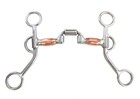 Aj Tack Argentine Hinged Port Correction Bit With Copper Rollers