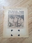 Beatles Tonight On The Ed Sullivan Show Vintage 1964 Rare