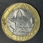 1997 Italy Coin 1 000 Lire Lira Foreign Coins European Union Map Bi-metallic1997