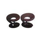 Pair Of Vintage Mcm Spiral Ribbon Chairs In The Style Of Louis Durot By Jaymar