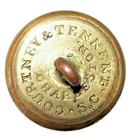 Civil  War  Confederate States Navy Button   Scarce Marked   courtney   Tennent 