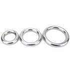 Od 20mm-100mm Stainless Steel O-rings - Welded Buckles Webbing Leathercraft Ring