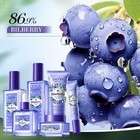 Blueberry Skin Care Set  6-in-1 Skincare Gift Set With Cleanser  Cream  Eye C   