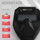 Yeswelder Tig mig arc plasma Auto Darkening Goggles Shade 4-13 Grind True Color